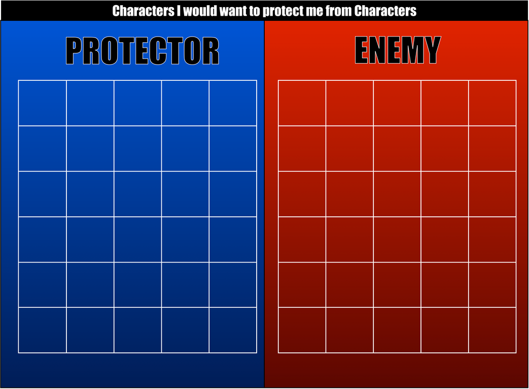 Prevence Character Characters I want to protect me from characters by HolloThere on DeviantArt