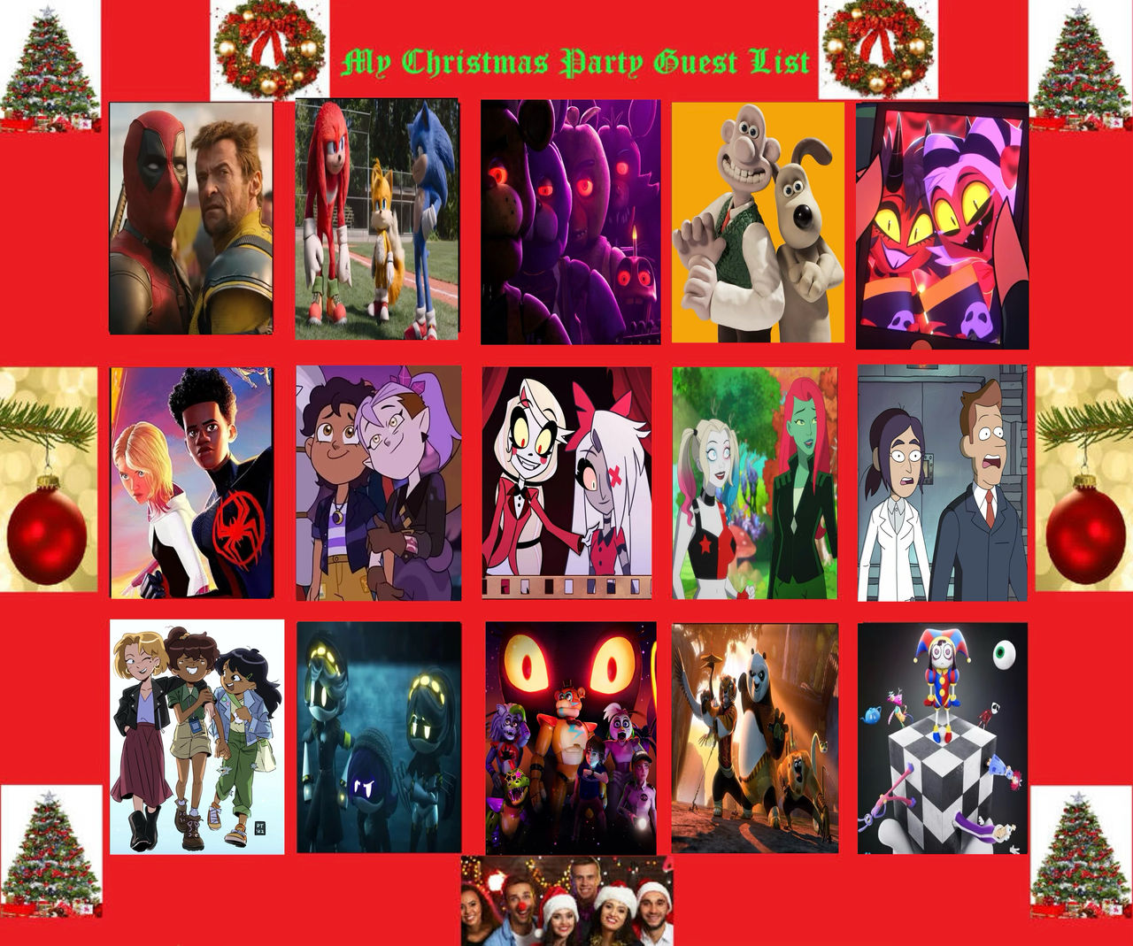My Christmas Party 2024 guest list