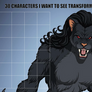 30 characters to transform into a Werecat