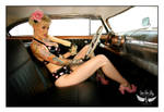 Driving Gloves and pink hearts by vivavanstory