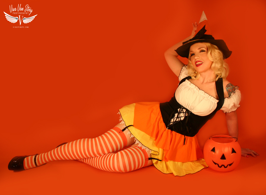 Candy Corn Pin-up