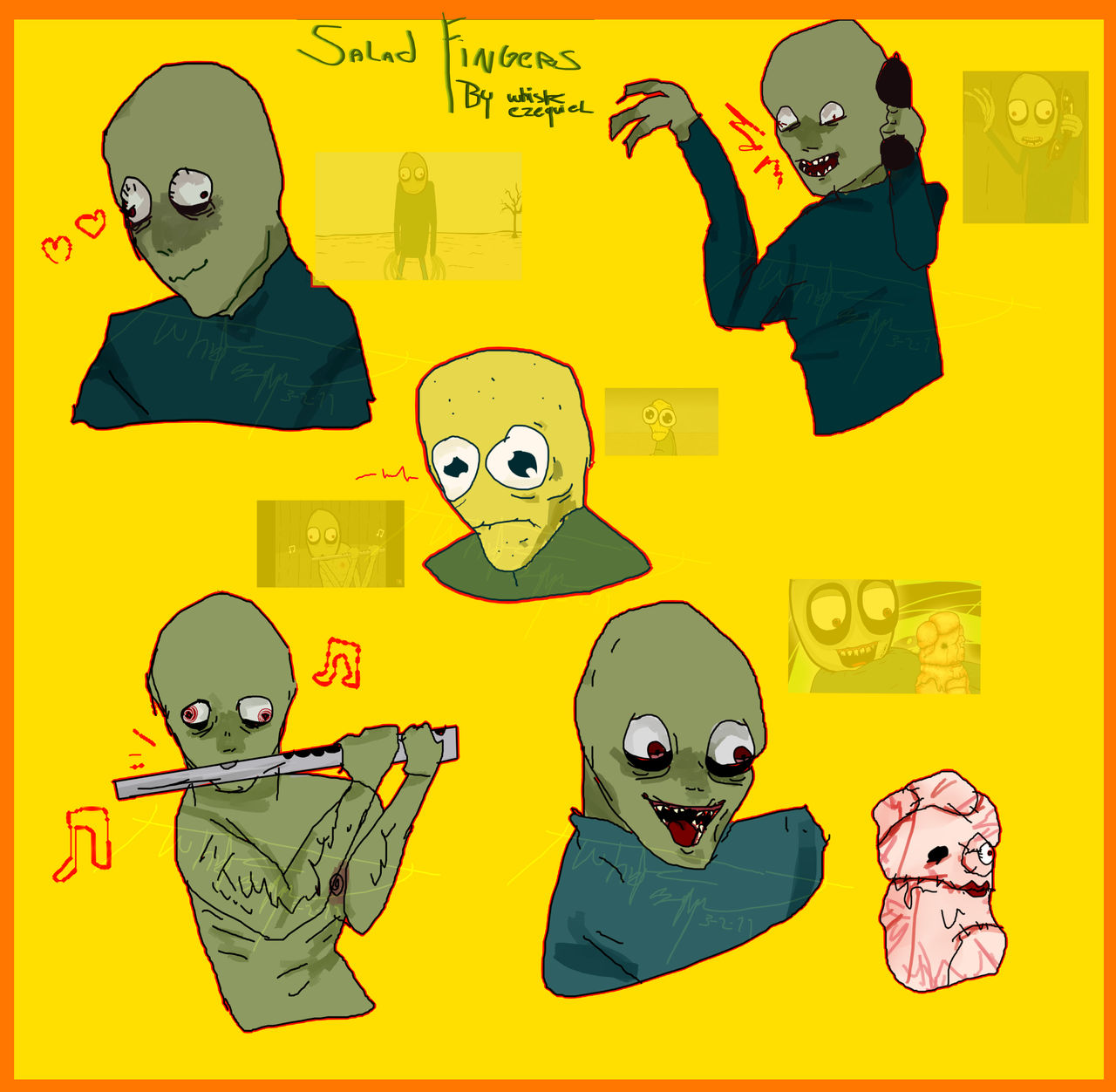 Salad Fingers by Uposiss on DeviantArt
