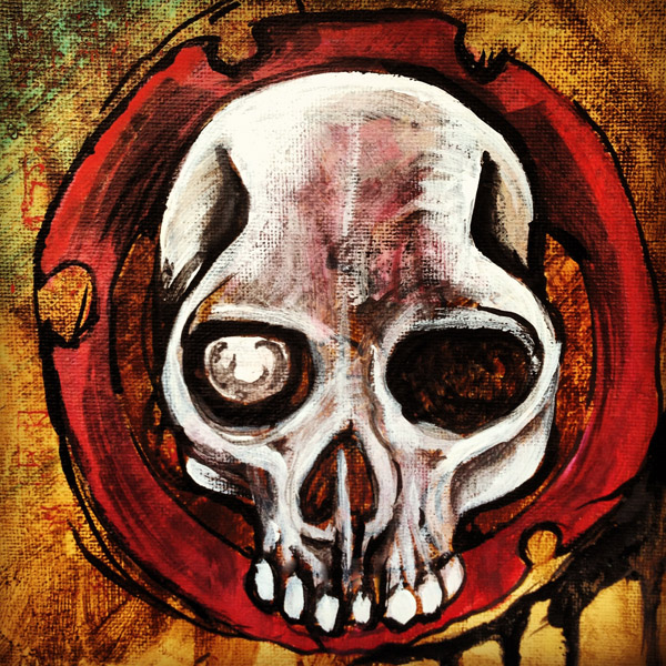 Small Skull Painting 01