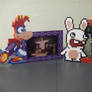 Rabbids and Rayman photo frame