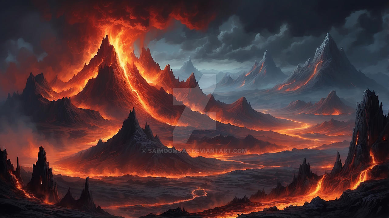 Hellscape inferno by SAIMOOMsab on DeviantArt