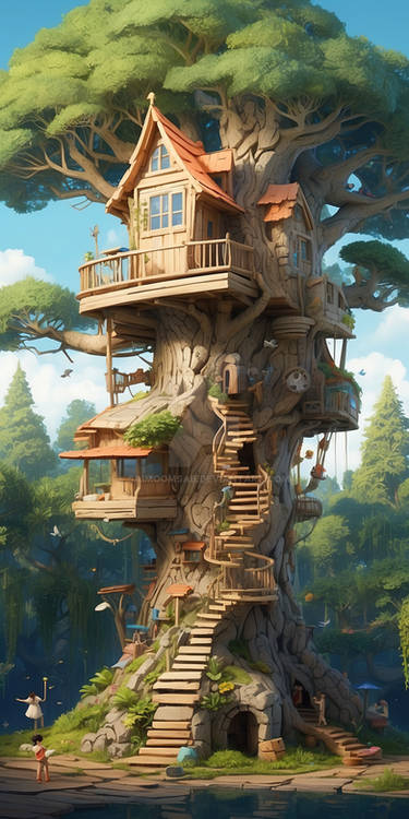 Grand treehouse concept for sale