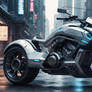 Futuristic motorcycle 1