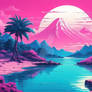 vaporwave HD wallpaper