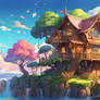 CUTE magical fantasy cabin