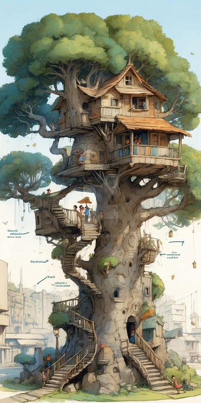 Treehouse Sketchbook by SAIMOOMsab on DeviantArt