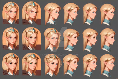 Ai character design sheet by SAIMOOMsab on DeviantArt