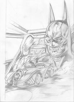 Charge of the BATMOBILE pencil 2