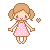 Pixel doll avatar polka