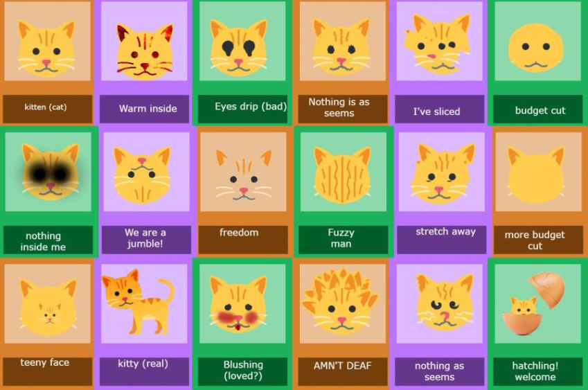 Emoji Meaning Chart (V2) by BasementTermites on DeviantArt