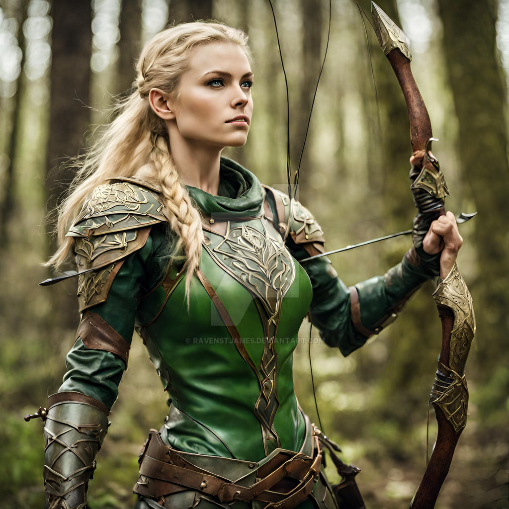 Half Elf ranger by RavenStJames on DeviantArt