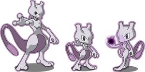 Three Mewtwo