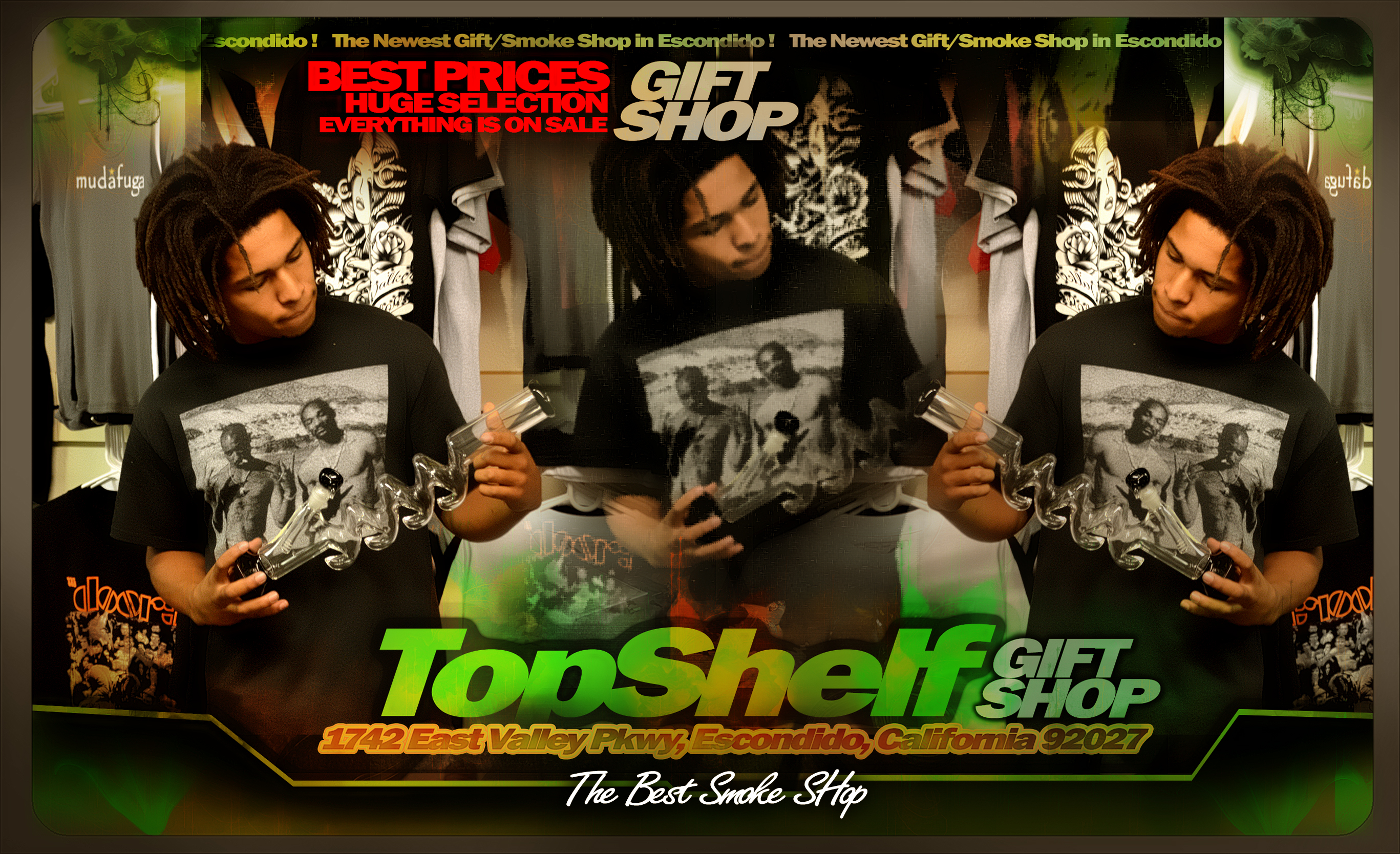 Top Shelf Gift Shop / Smoke Shop , Escondido Ca -