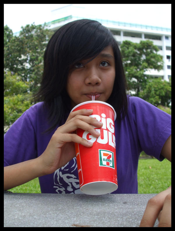 big gulp girl by melissakung on DeviantArt