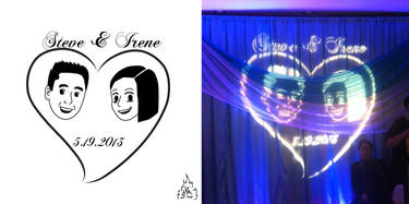 Wedding gobo image