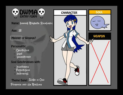 Hannah Soul Eater Profile