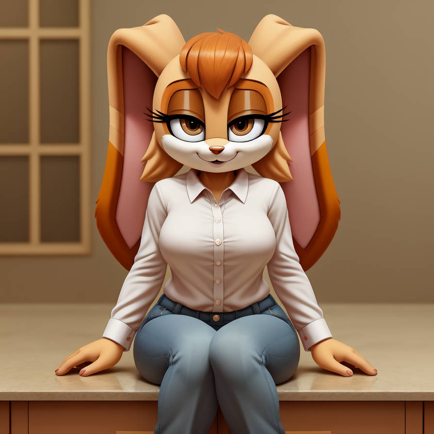 Vanilla the rabbit concept by MaverickRockfurAI on DeviantArt