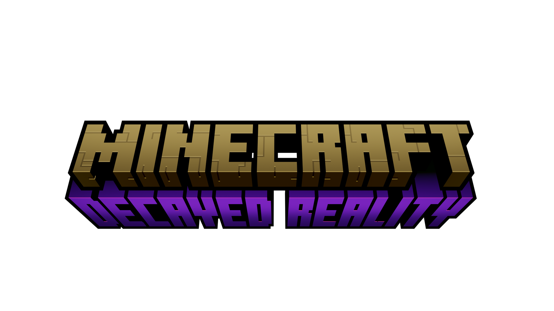 Minecraft DECAYED REALITY LOGO by cartooncat766 on DeviantArt