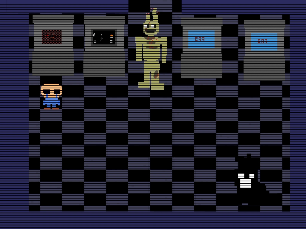 Five Nights at Freddy's 4 BAD ENDING Minigame on Make a GIF