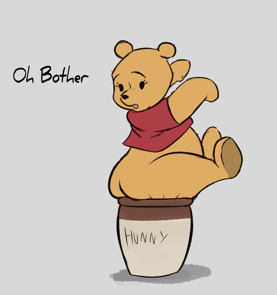 Pooh Ride Stuck Pooh Stuck by NakedDonkeyGirl on DeviantArt