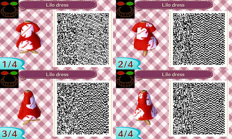 ACNL QR Code - Lilo dress