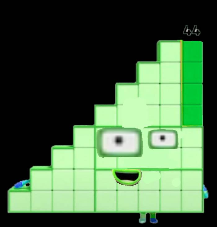 Numberblocks Fanmade: Forty-four by emojiheat on DeviantArt