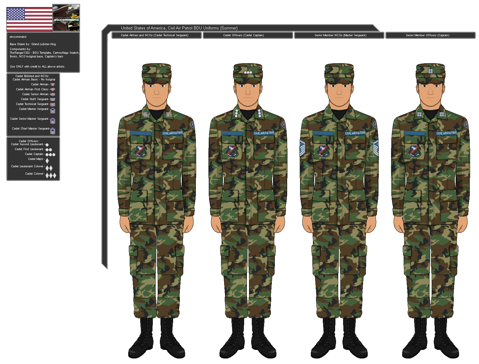 Airman battle uniform discount civil air patrol