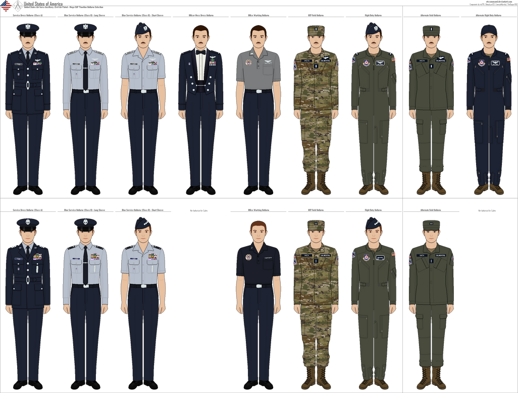 civil air patrol dress blues uniform Cadet Uniform Guide - Male