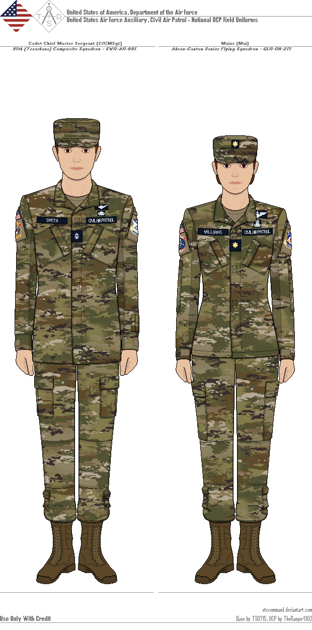 Civil air online patrol uniforms