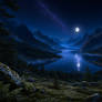 A Quiet Night Above the Lake