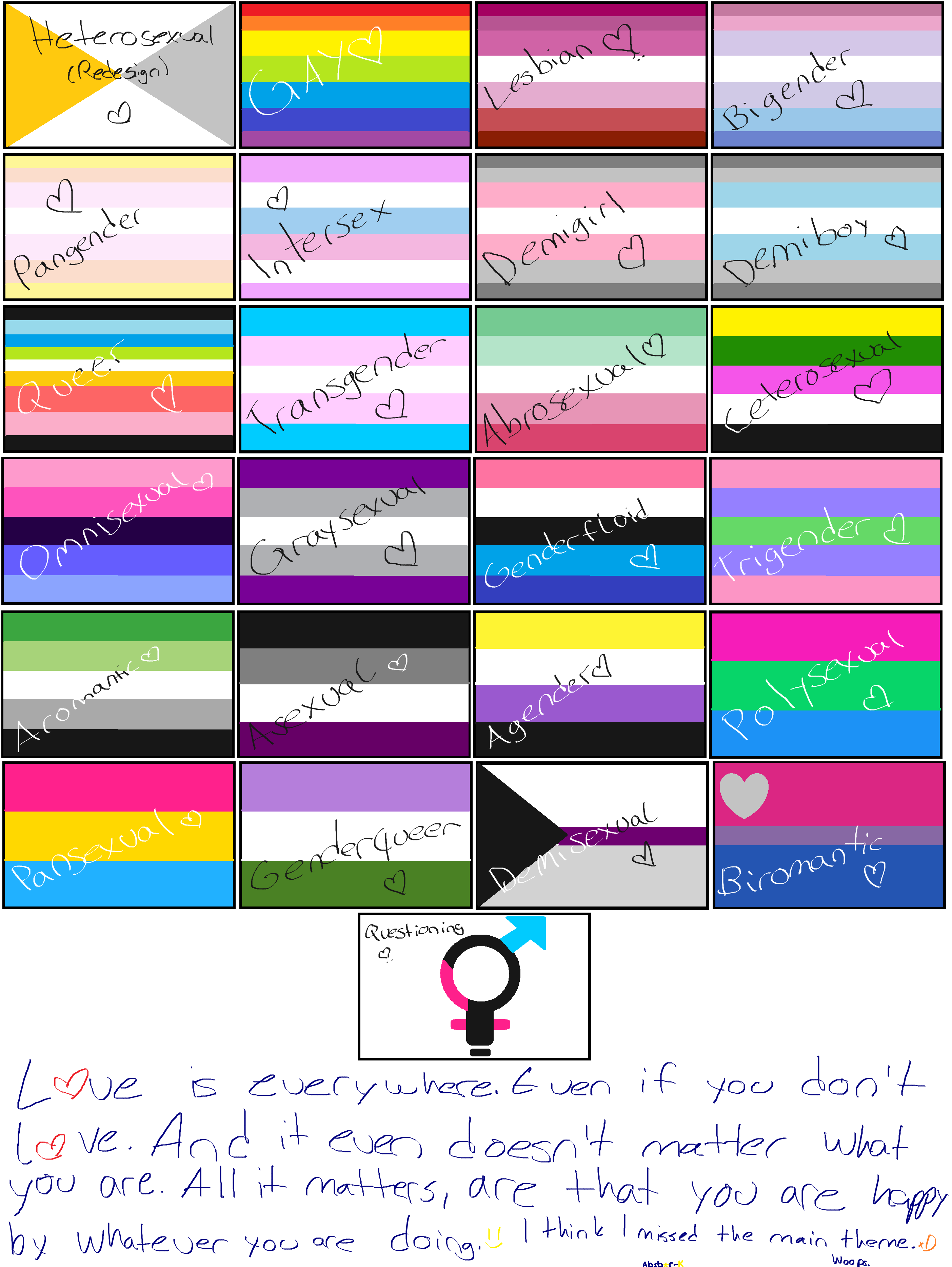 Deviantart Background Pride Flags Many pride flags by Absbor-Phamtusin on DeviantArt