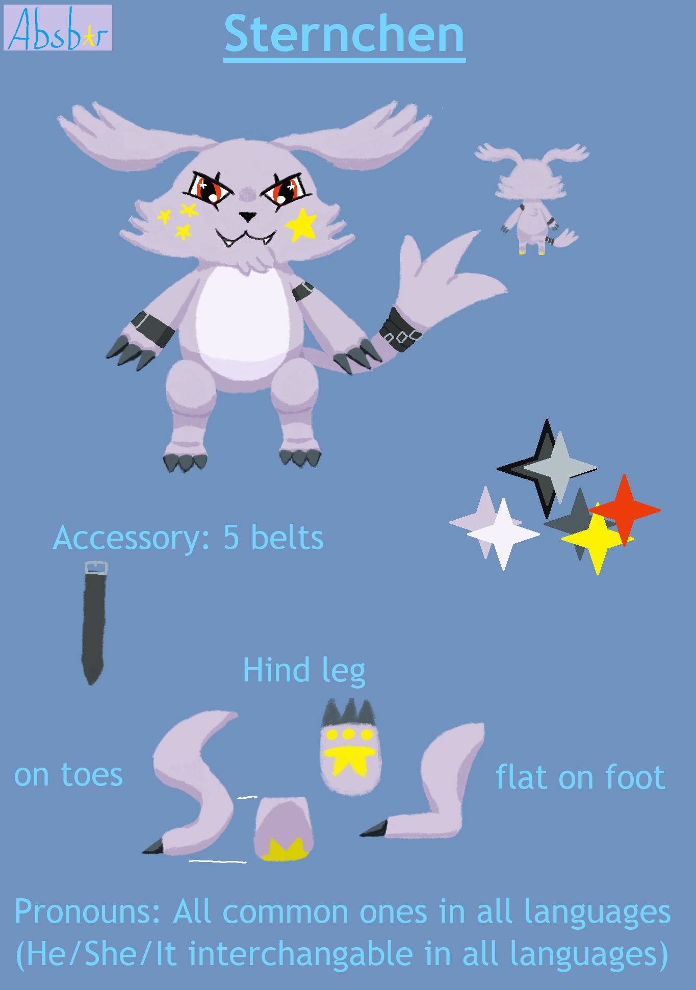 Deviantart Reference Digimon Digimon OC | Sternchen Reference by Absbor-Phamtusin on DeviantArt