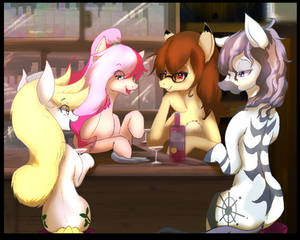 Midnight talk at Cheers' by SakuraCheetah Midnight talk at Cheers' by SakuraCheetah