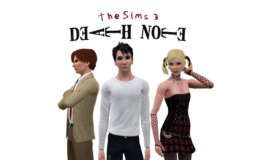 Death Sim3 Sims 3 Death Note by samboardman on DeviantArt