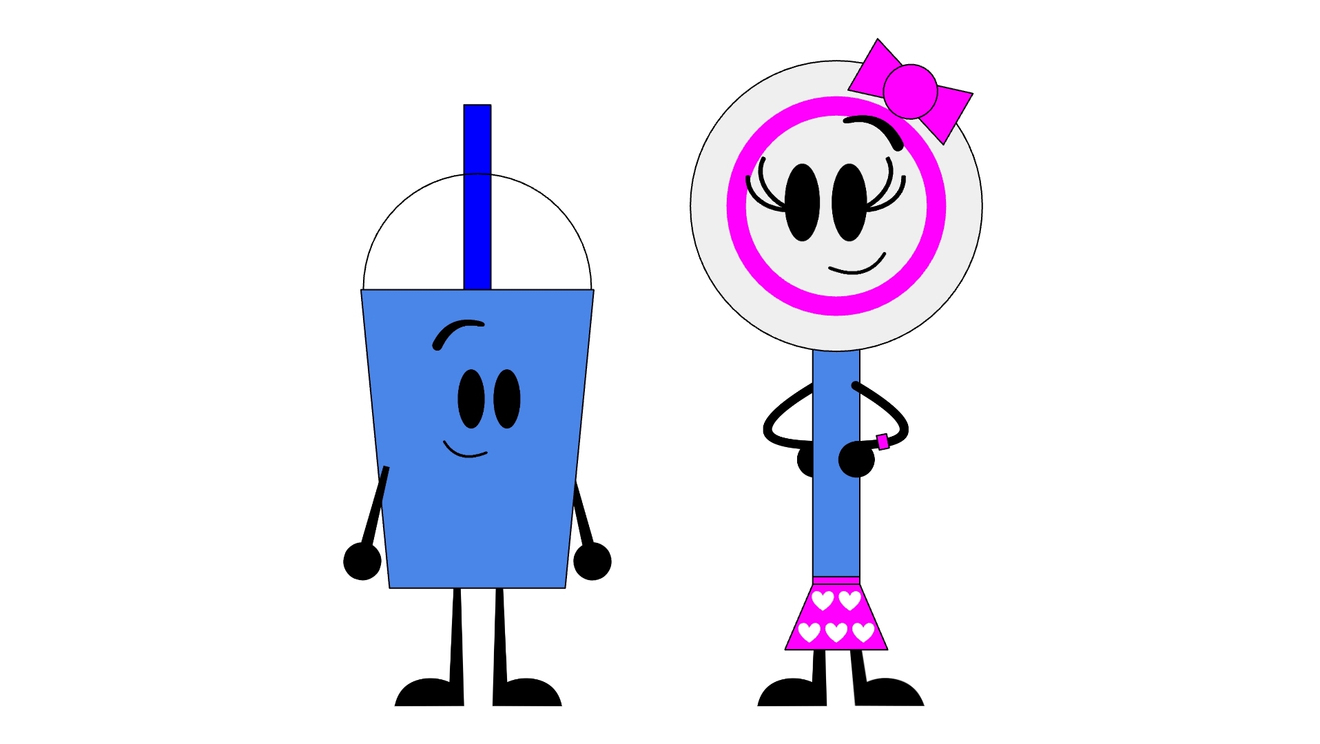 Blue Soda and Invincible Lollipop.