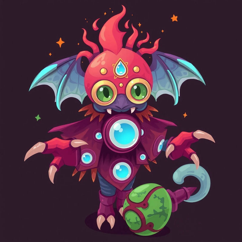 Baby spectre's toy scepter