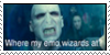 Where my emo wizards at? stamp