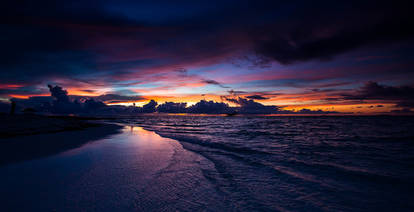 Sunset in Maldives