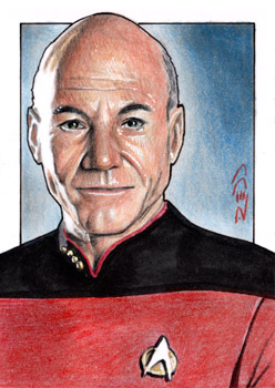 Picard - Star Trek SketchCard