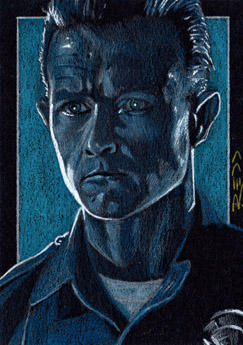 T-1000 -Terminator Sketch Card