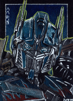 Optimus Prime - Sketch Card