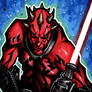 Darth Maul - Star Wars - Sketch Card