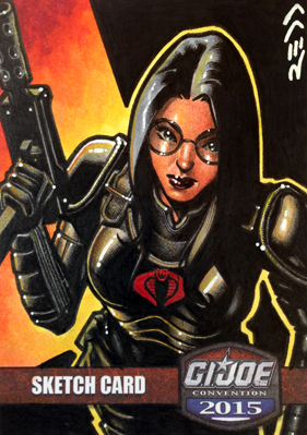 The Baroness - GI Joe Convention 2015 Sketch Card