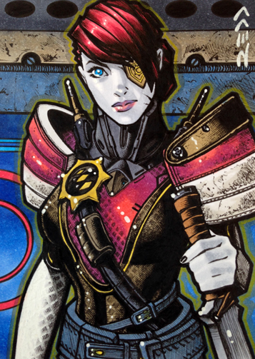 Petra Venj - Destiny Sketch Card