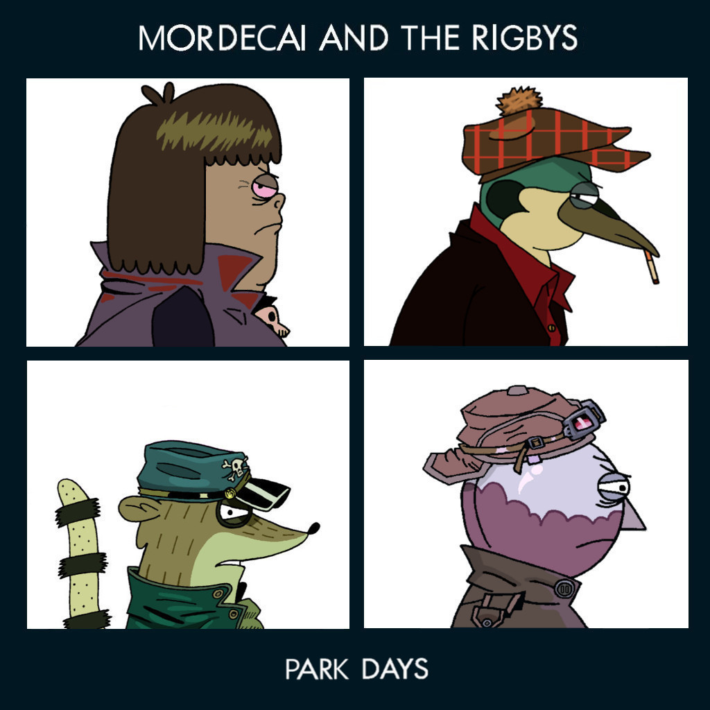 Mordecai and the Rigbys-Park Days by Paleotoons on DeviantArt