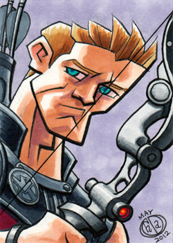 Hawkeye Sketch Card